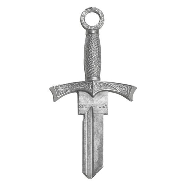 Key Shapes Lucky Line Forged Key Shapes Sword House Key Blank 68 SC1 Single For Schlage Locks B301S - main